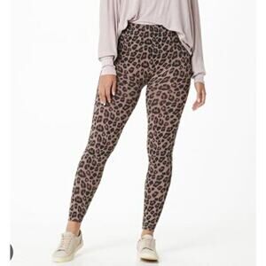 Breezies Black Seamless Tummy Smoothing Leggings XL
